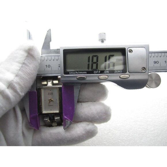 Women Anne Klein Quartz WR Analog 18mm Tank Watch (H615) "New Battery" - Picture 2 of 10